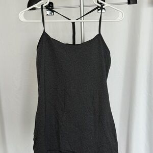 Lululemon Gray Fitted Tank Top